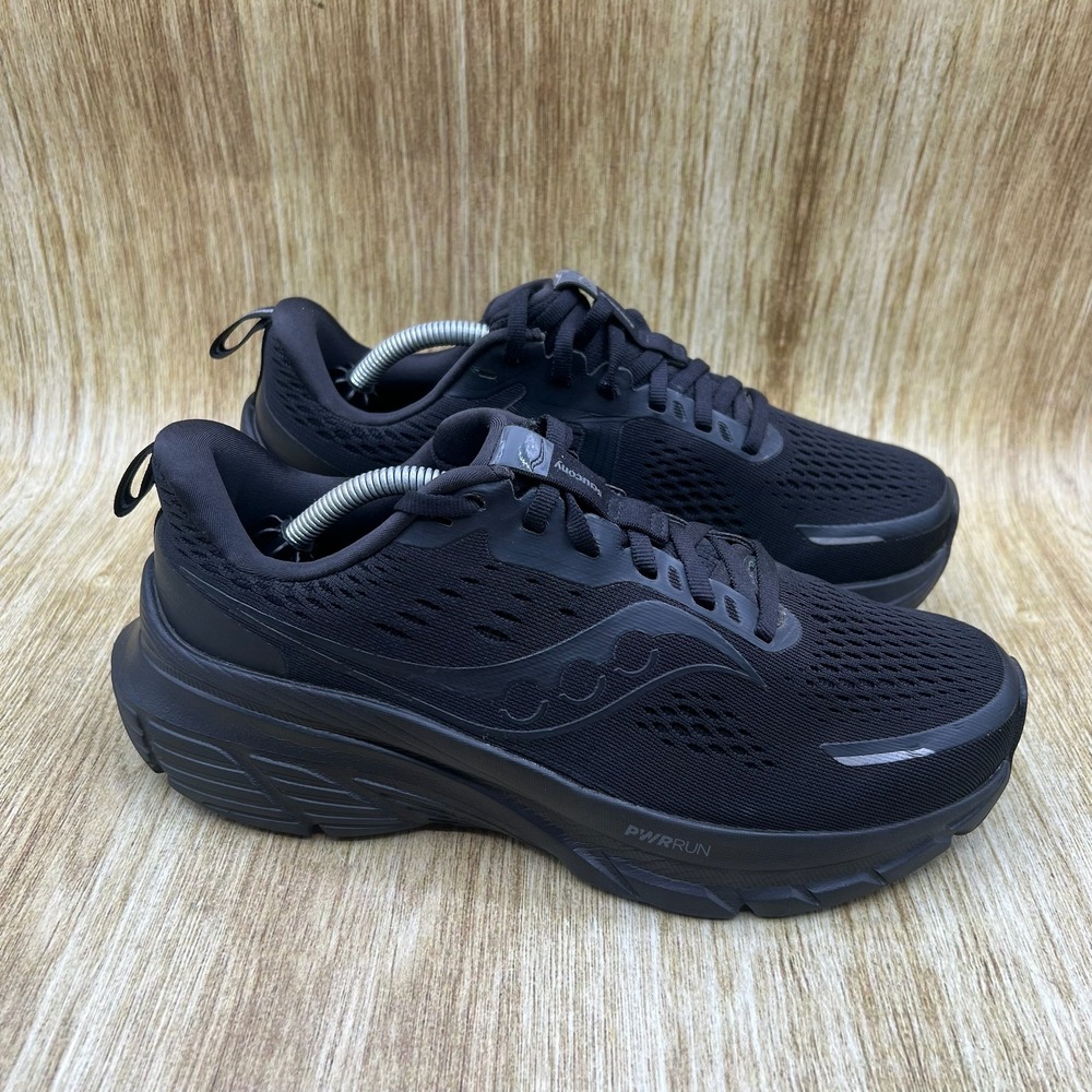 Saucony Guide 18 Running Shoes Women's Size 8 W Black Mesh Sneakers S10999-101
